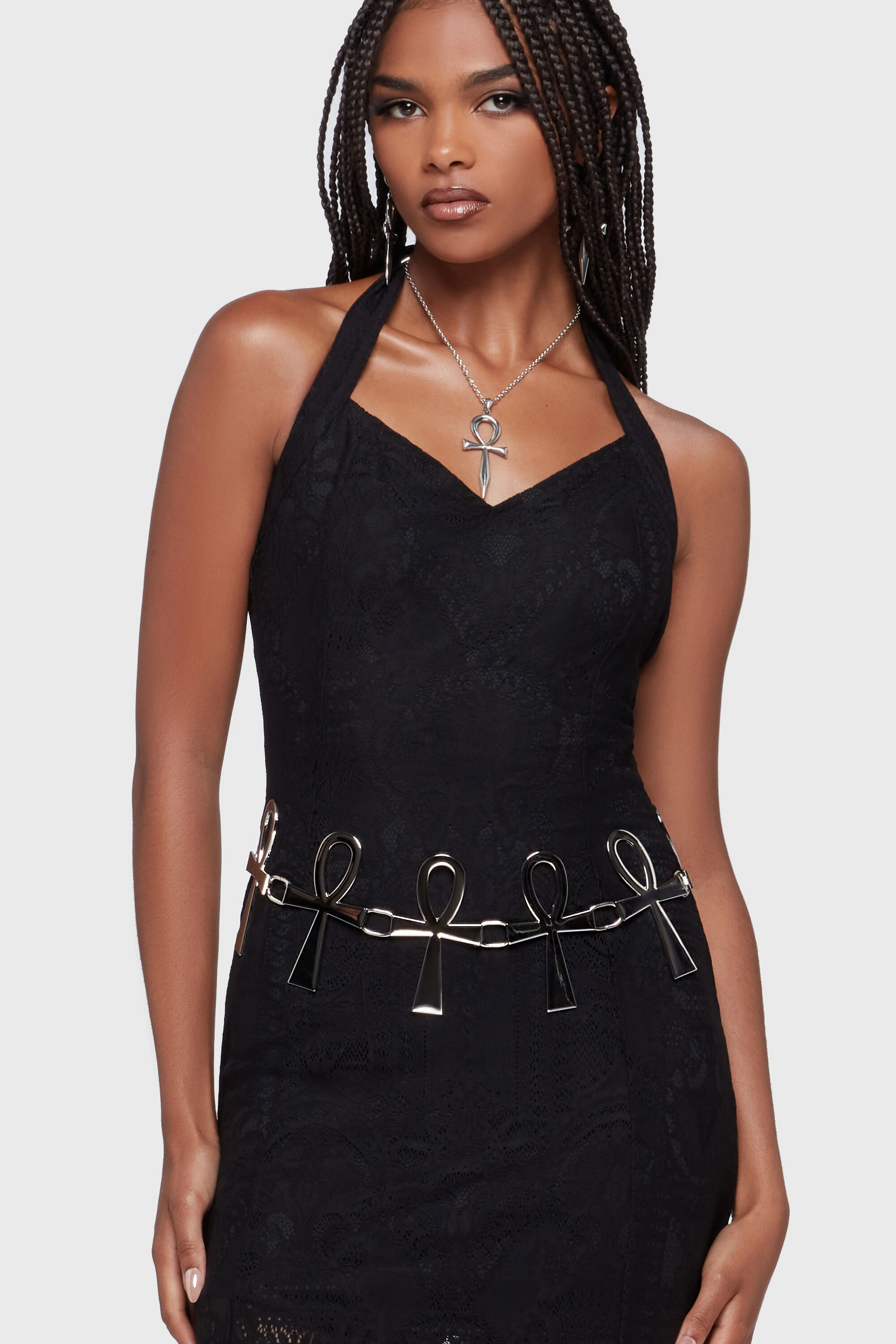 killstar libra rising maxi dress Ascended Maxi Pinafore Dress