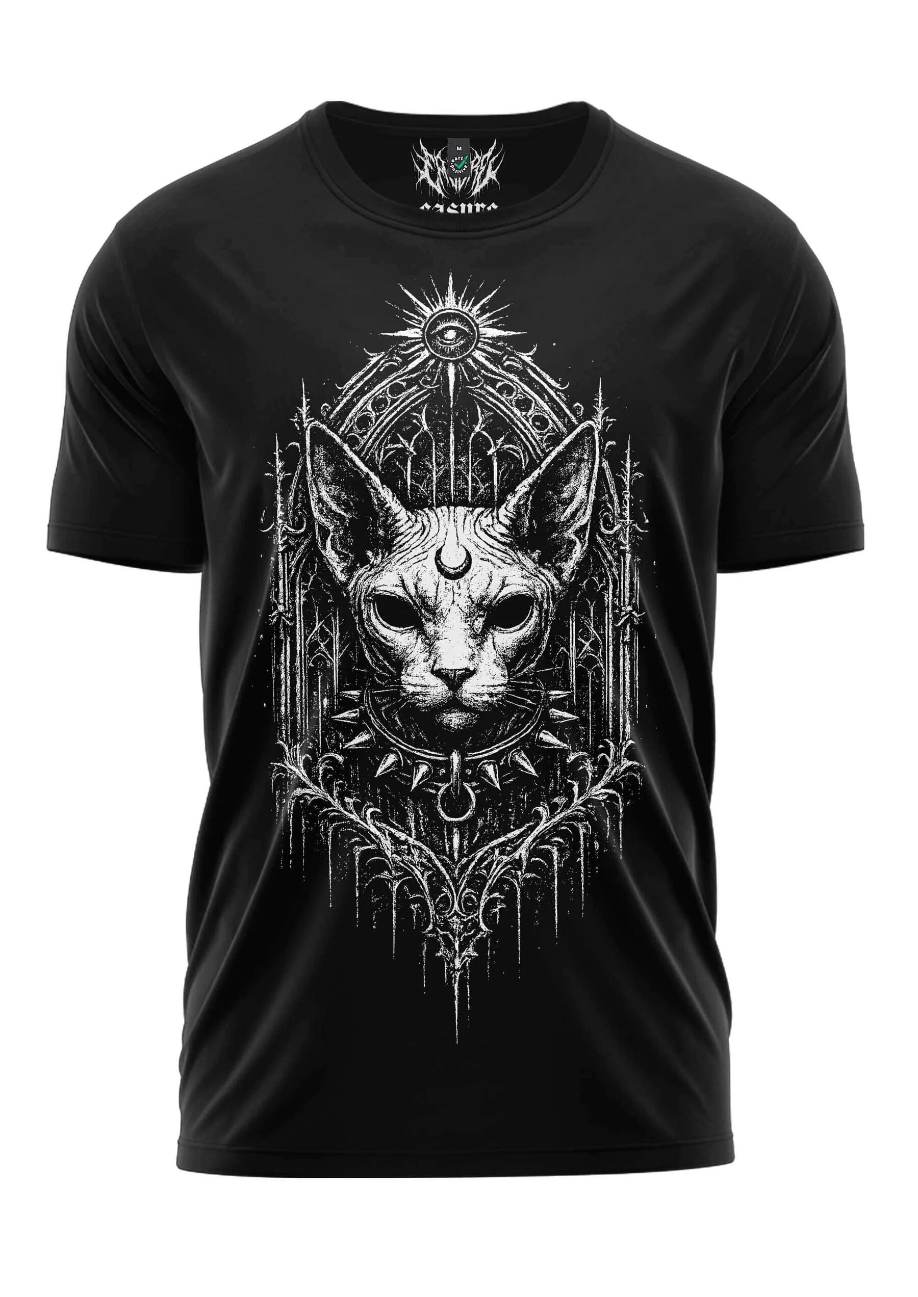 Easure Shirt Goth Cat