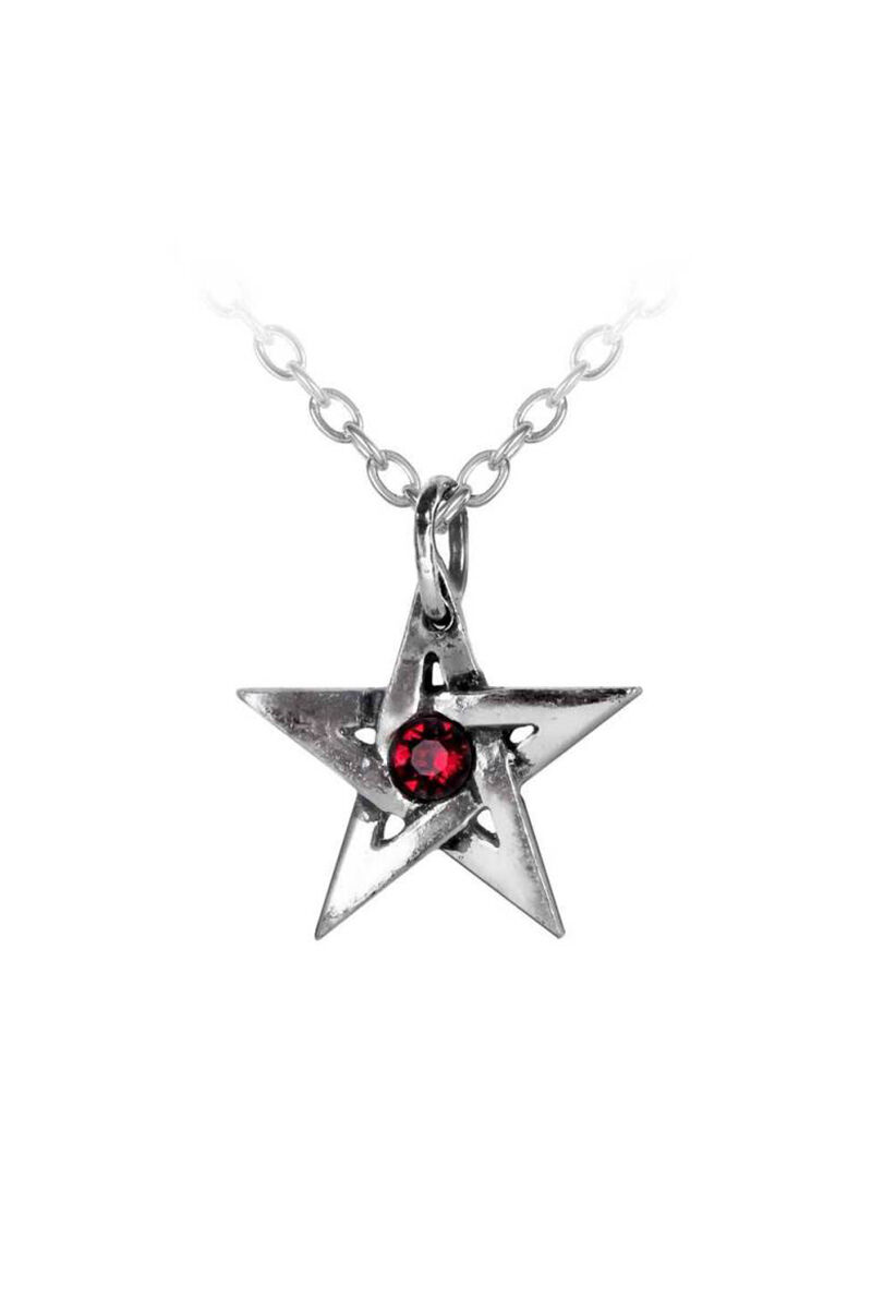 Alchemy England Halskette Crystal Pentagram