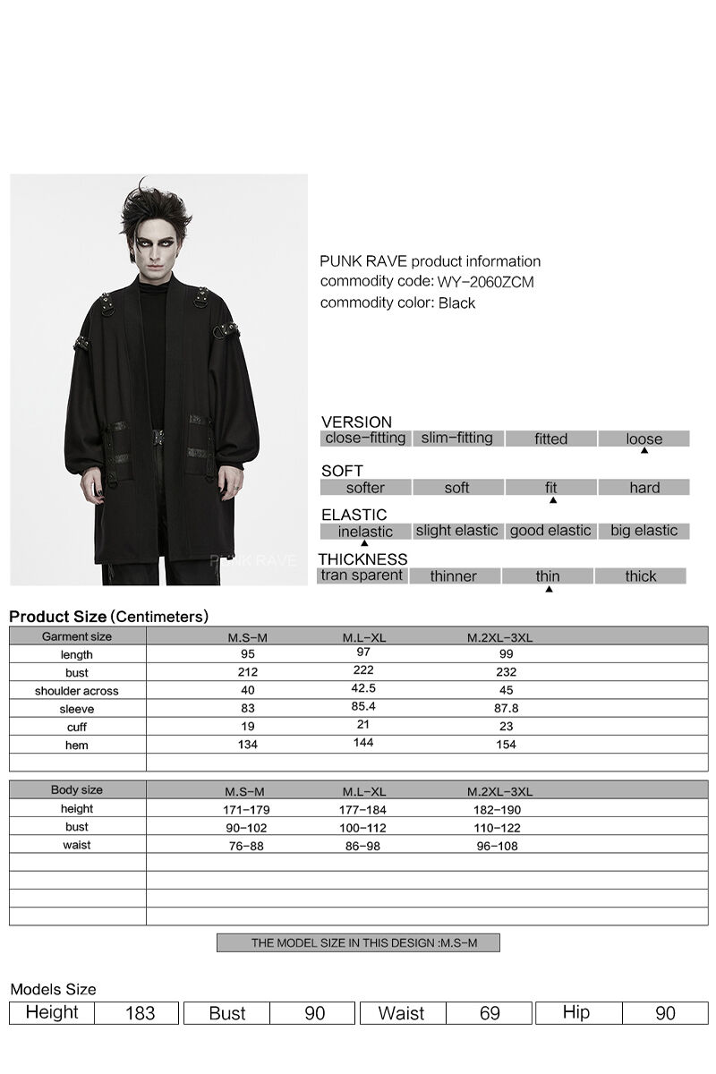 Punk Rave Cardigan Forsaken Sector