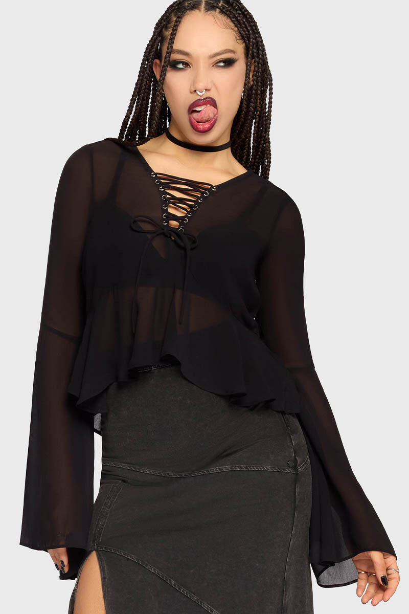 Killstar Longsleeve Gaia Adorned