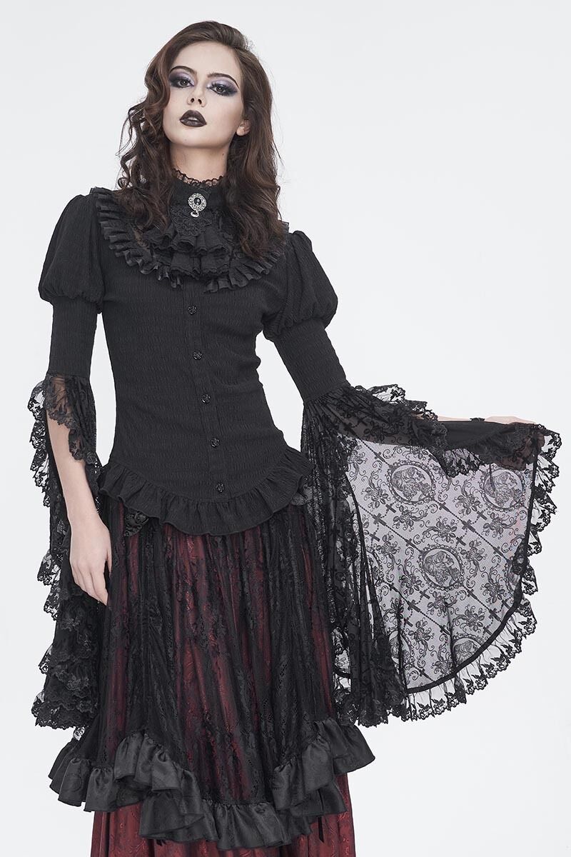 Devil Fashion Bluse Auice