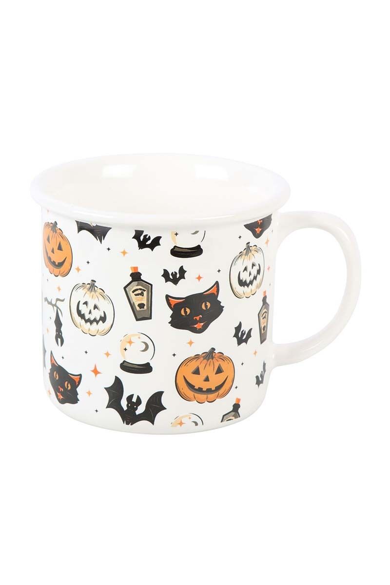 Spirit of Equinox Tasse Spooky Cat & Pumpkin