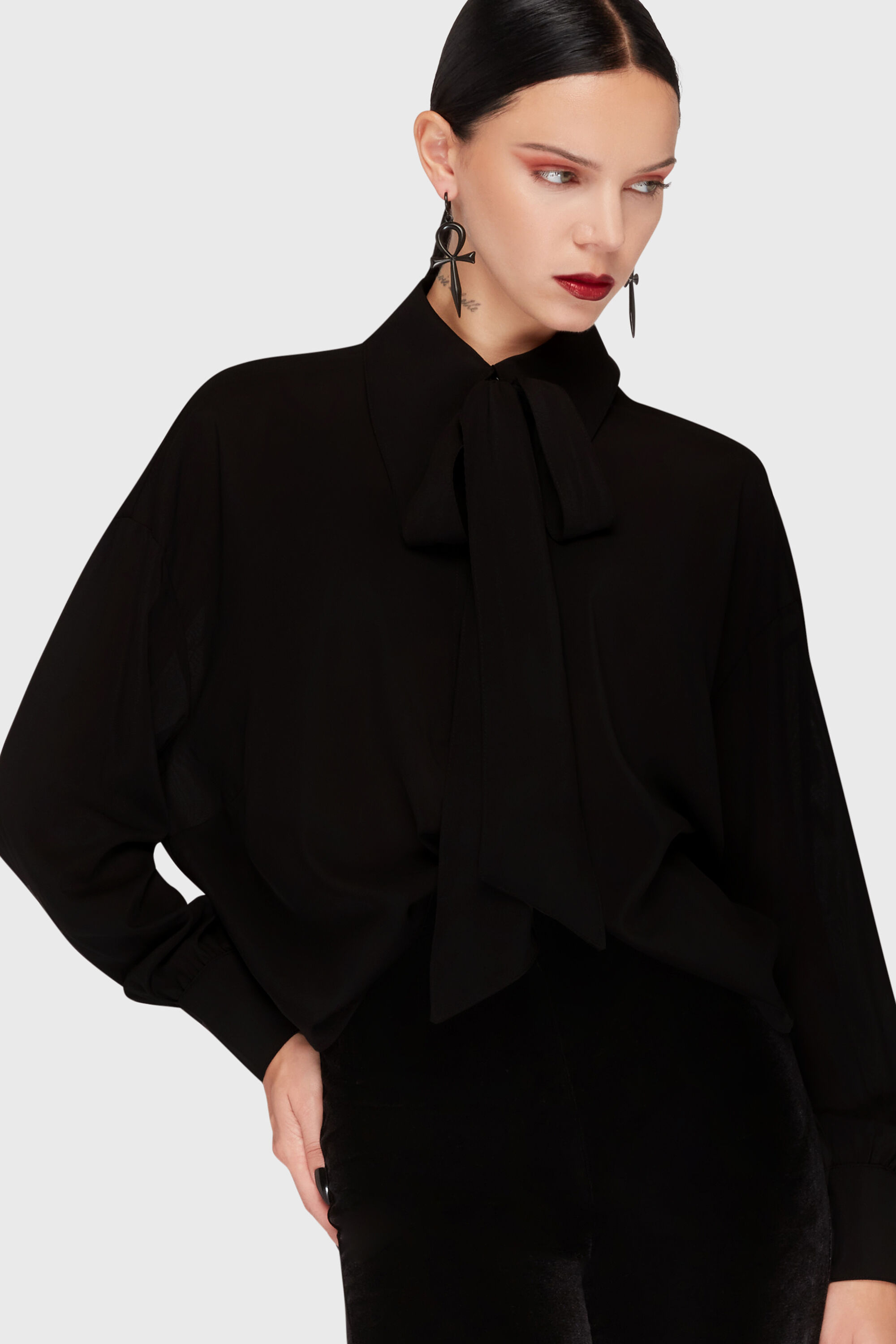 Killstar Bluse Ivory's Chorus