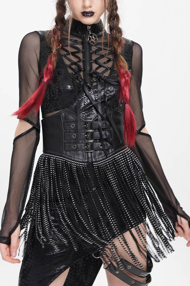 Devil Fashion Taillengürtel Grim Fringe