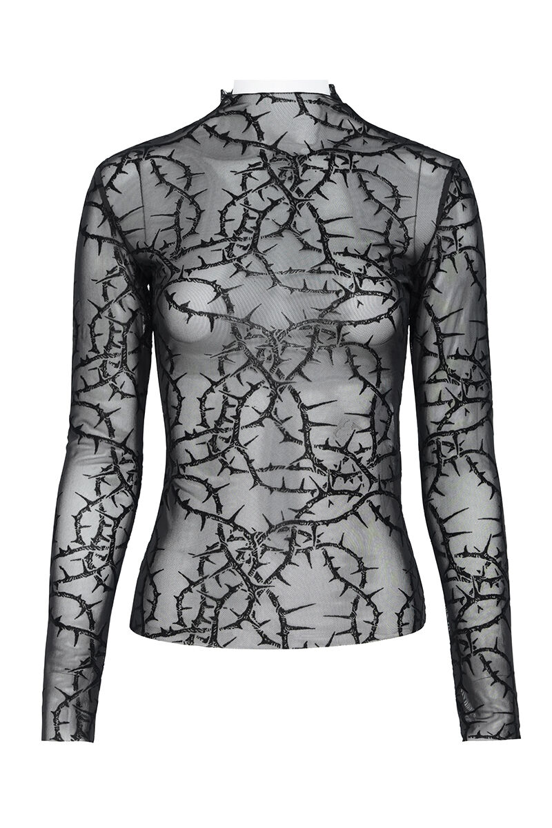 Devil Fashion Longsleeve Entwined Thorns Girlie