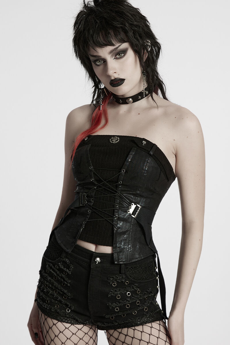 Punk Rave Top Dark Pulse
