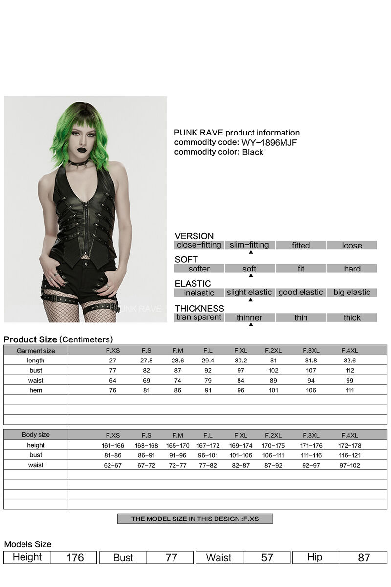 Punk Rave Weste Dreadforge