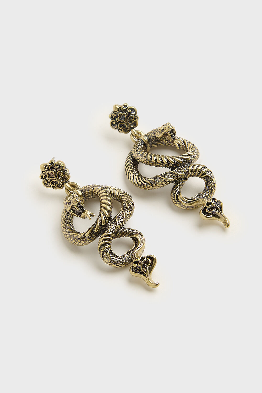 Killstar Ohrringe Deadly Coil Gold