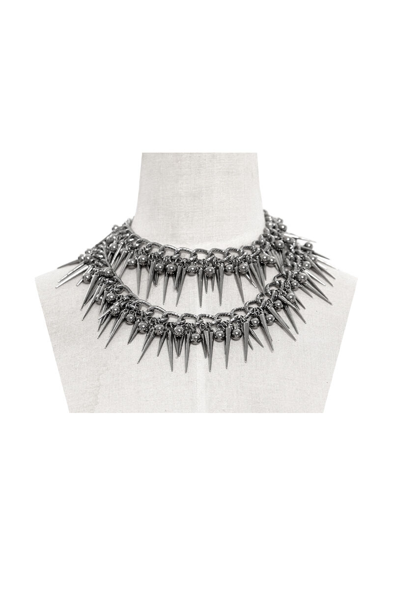 Devil Fashion Halskette Dusty Spikes
