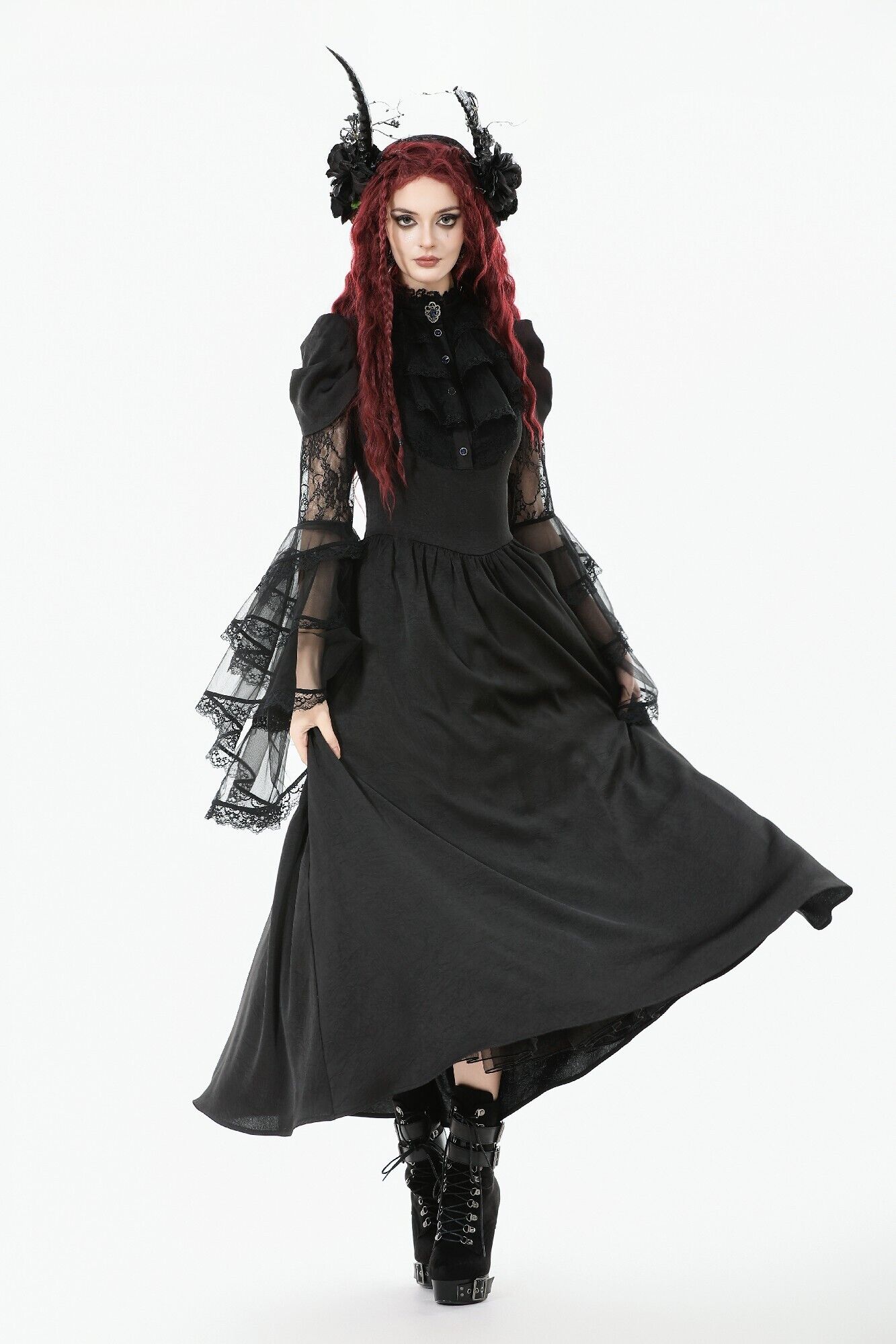 Dark In Love Kleid Noire Elegance