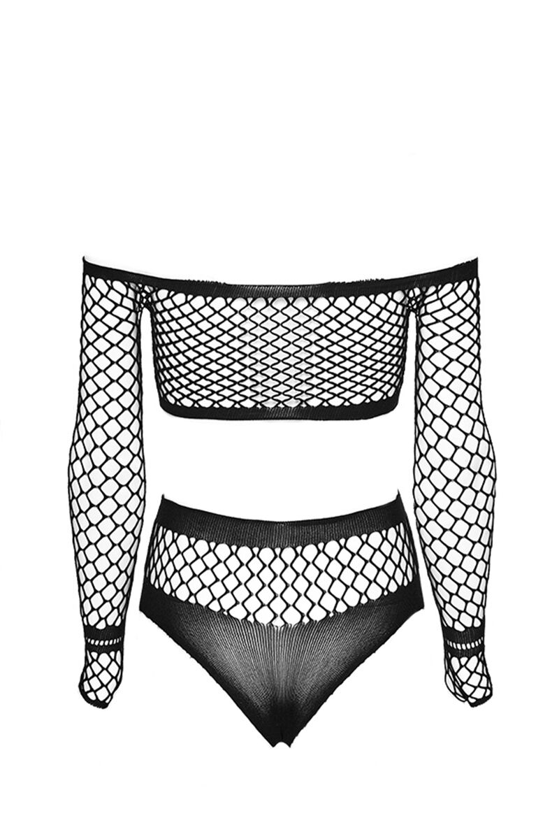 Punk Rave Top/Panty Set Embrace The Night