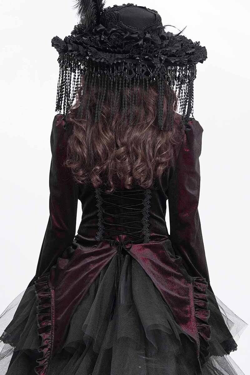 Devil Fashion Bluse Elina Red