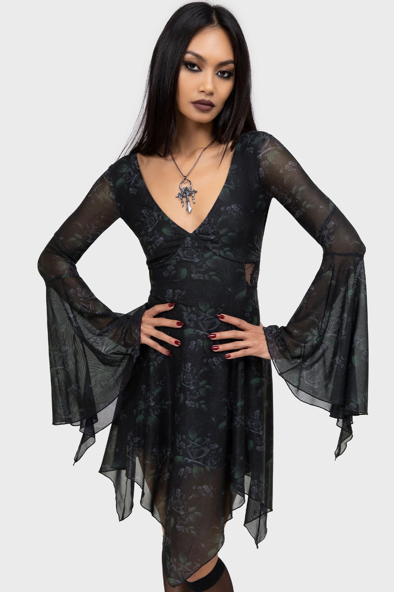 Killstar Kleid Nocturnal Grove XXL