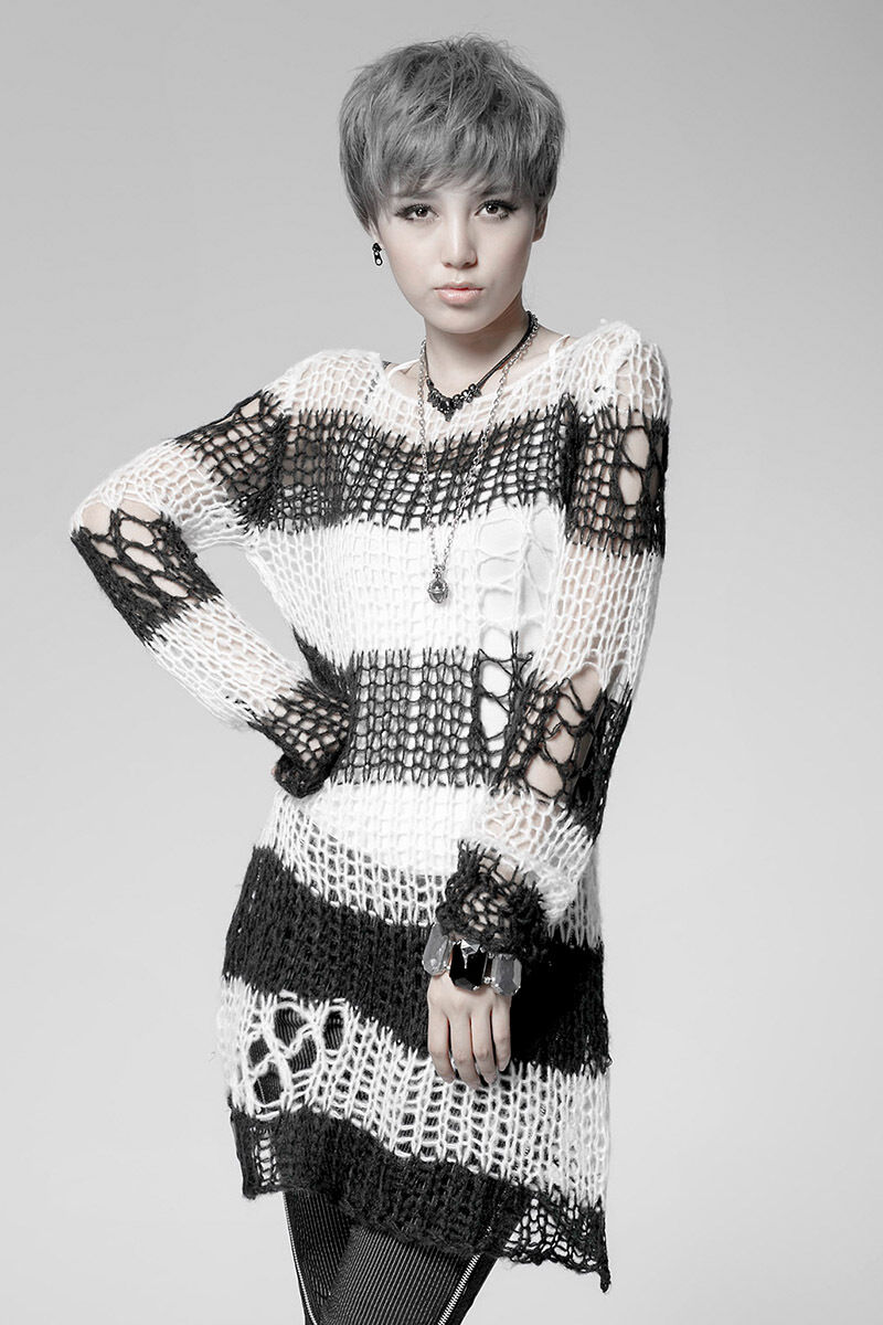 Punk Rave Pullover White Nightmare