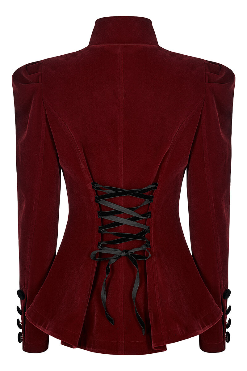 Punk Rave Jacke Absinthe Red