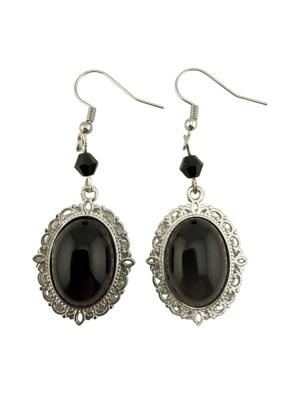 Easure Ohrringe Baroque Black Stone