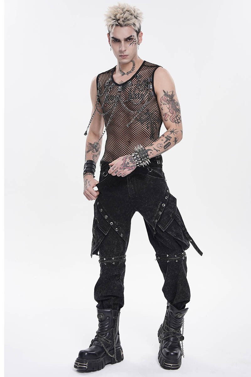 Devil Fashion Top Wild Chain