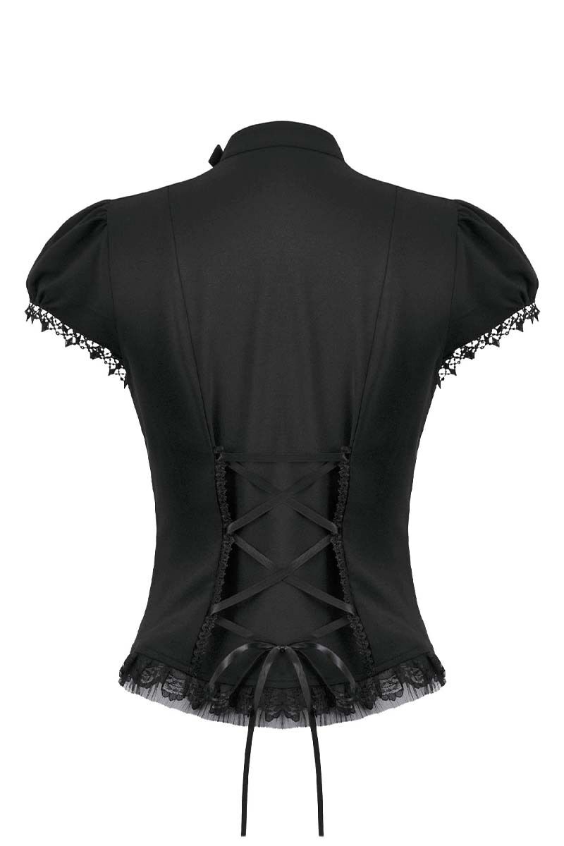 Dark In Love Bluse Mourning Rose