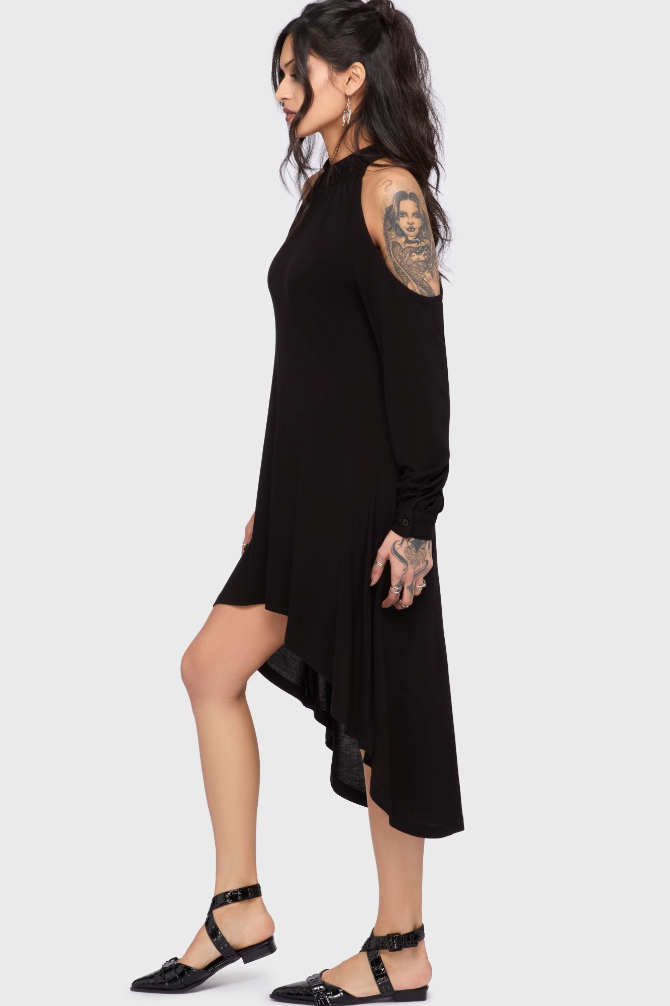 Killstar Kihilist Kleid Cold Obsidienne