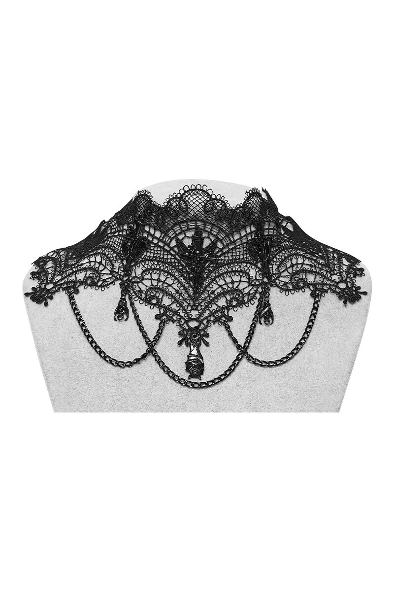 Punk Rave Halsband Nocturne Filigree