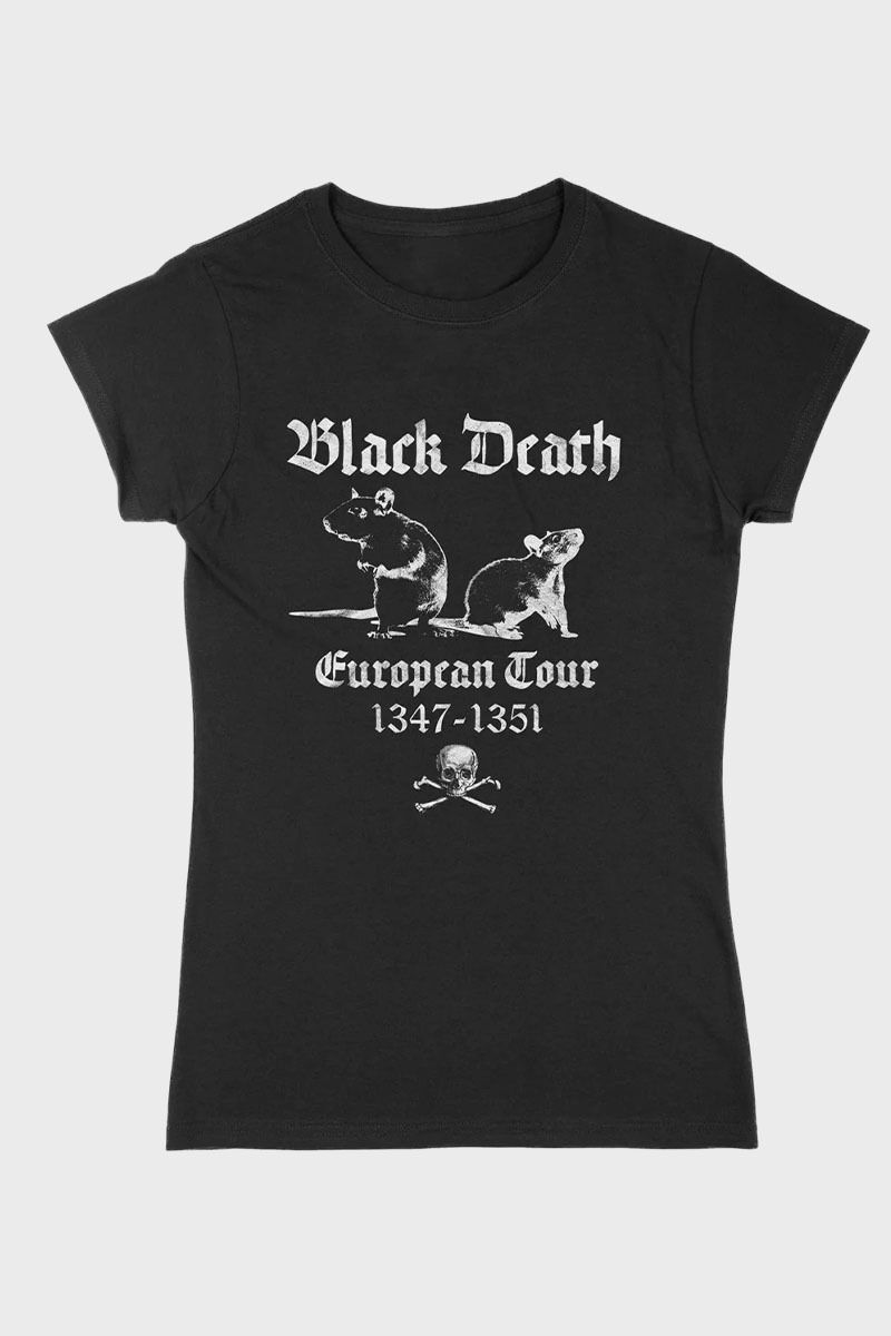 Send Me To Hell Shirt Black Death Girlie