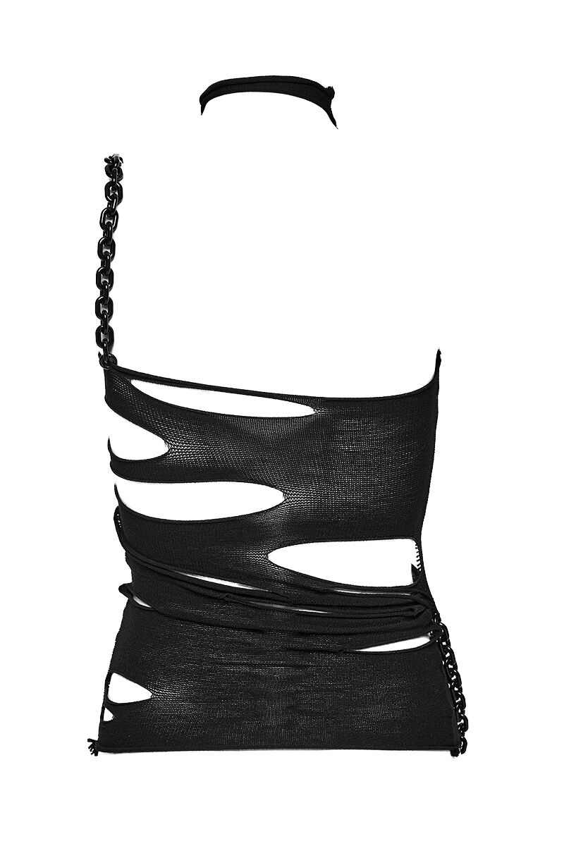 Punk Rave Top Fractured Signal