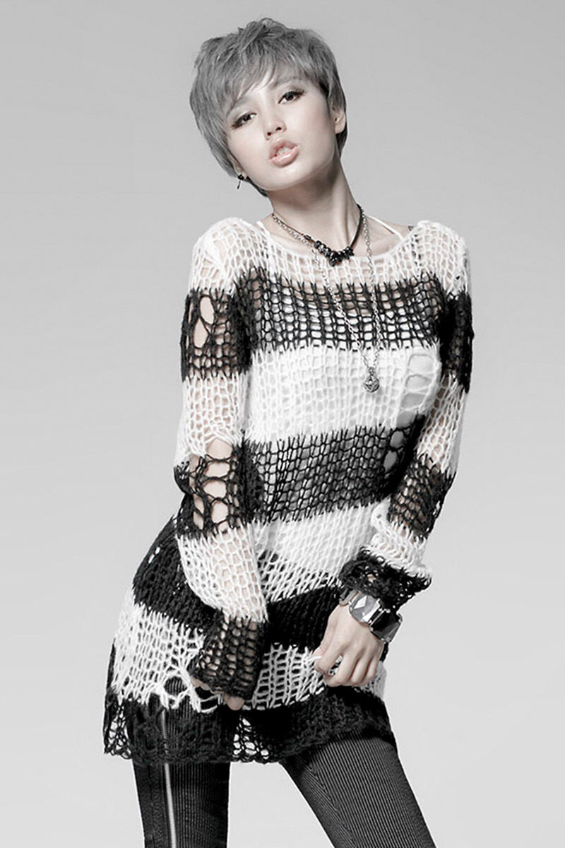 Punk Rave Pullover White Nightmare