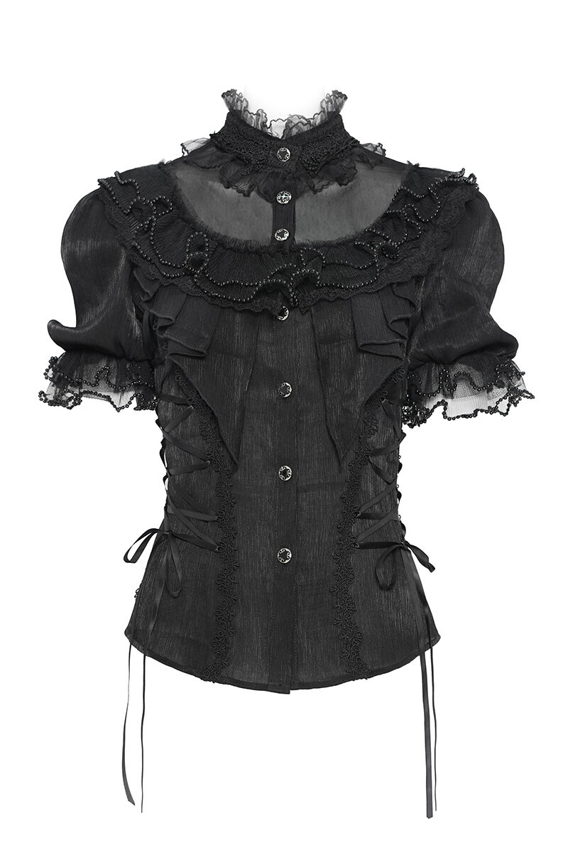 Devil Fashion Bluse Thornabelle