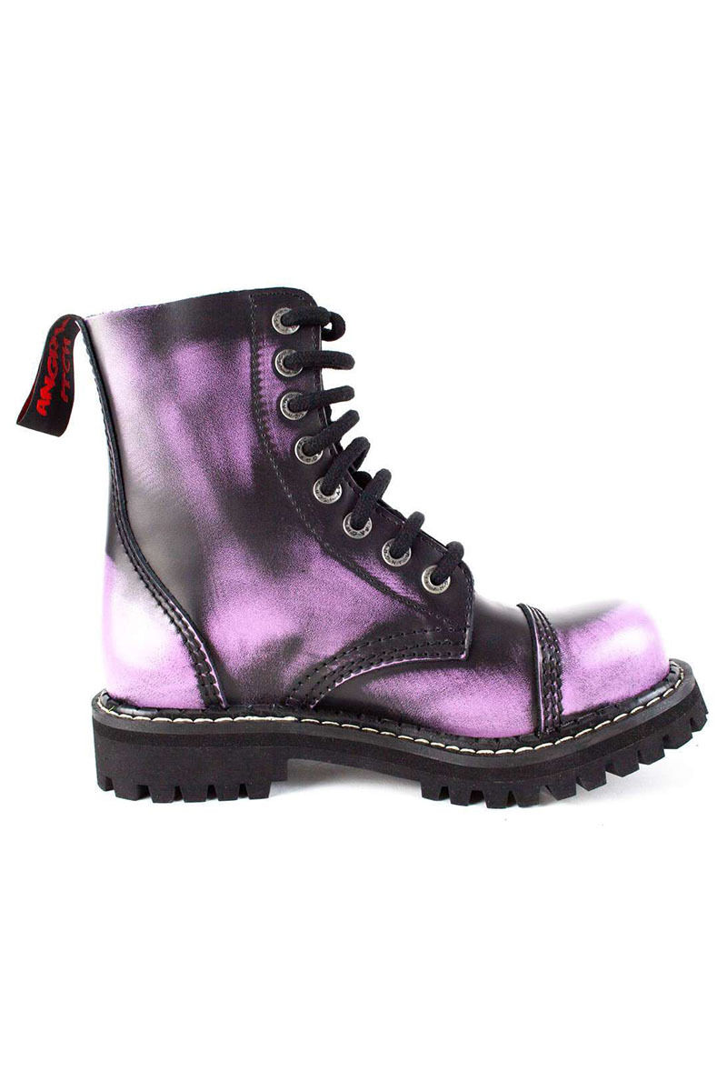 Angry Itch 8 Loch Stiefel Violet Rub Off