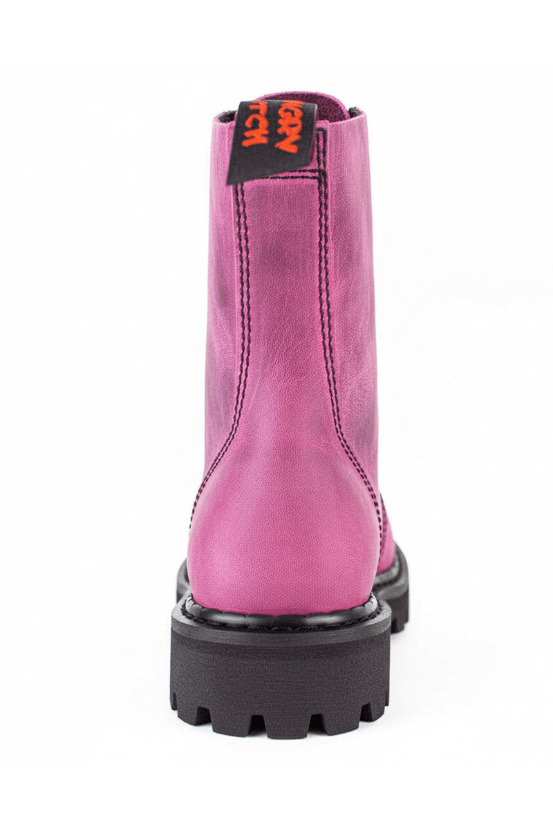 Angry Itch 8 Loch Stiefel Vintage Pink