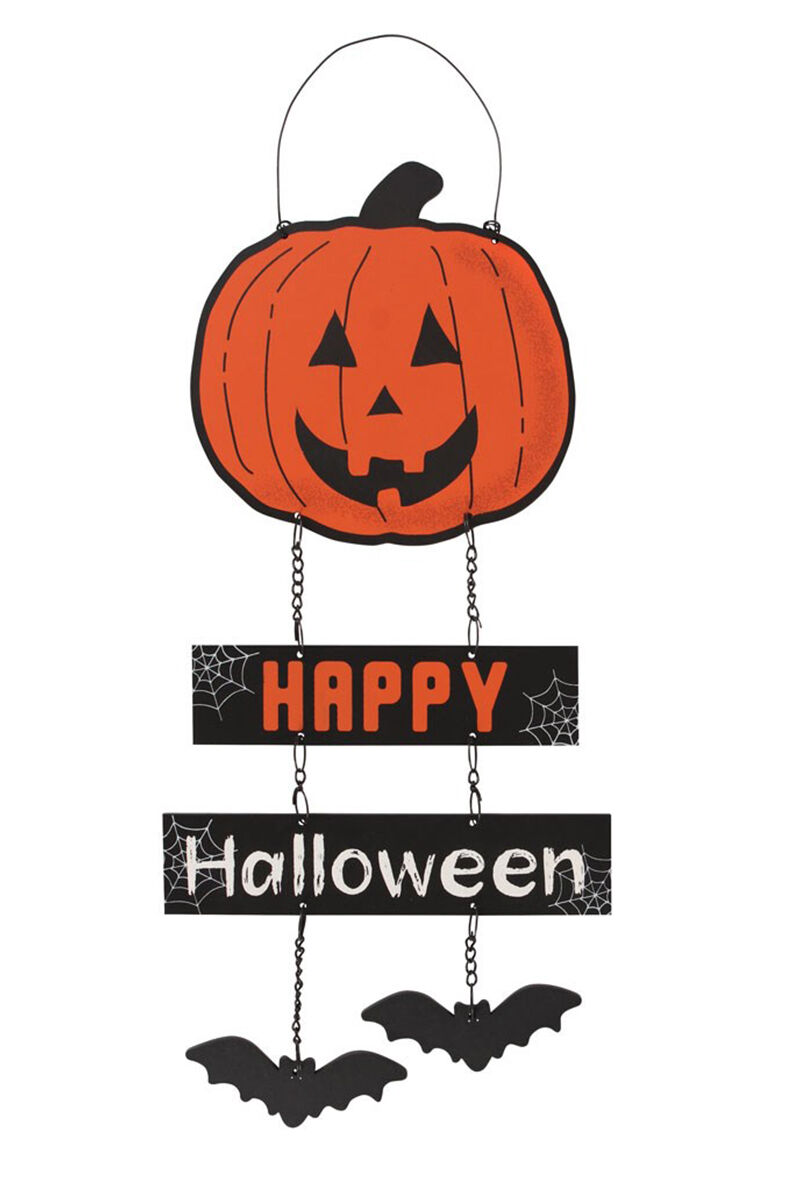 Spirit of Equinox Schild Happy Halloween Pumpkin
