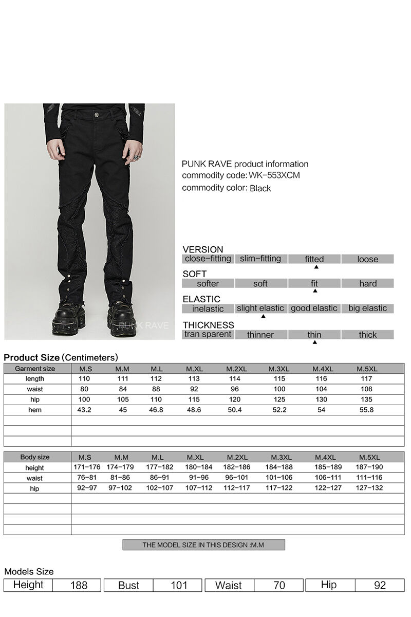 Punk Rave Jeans Nightwatch