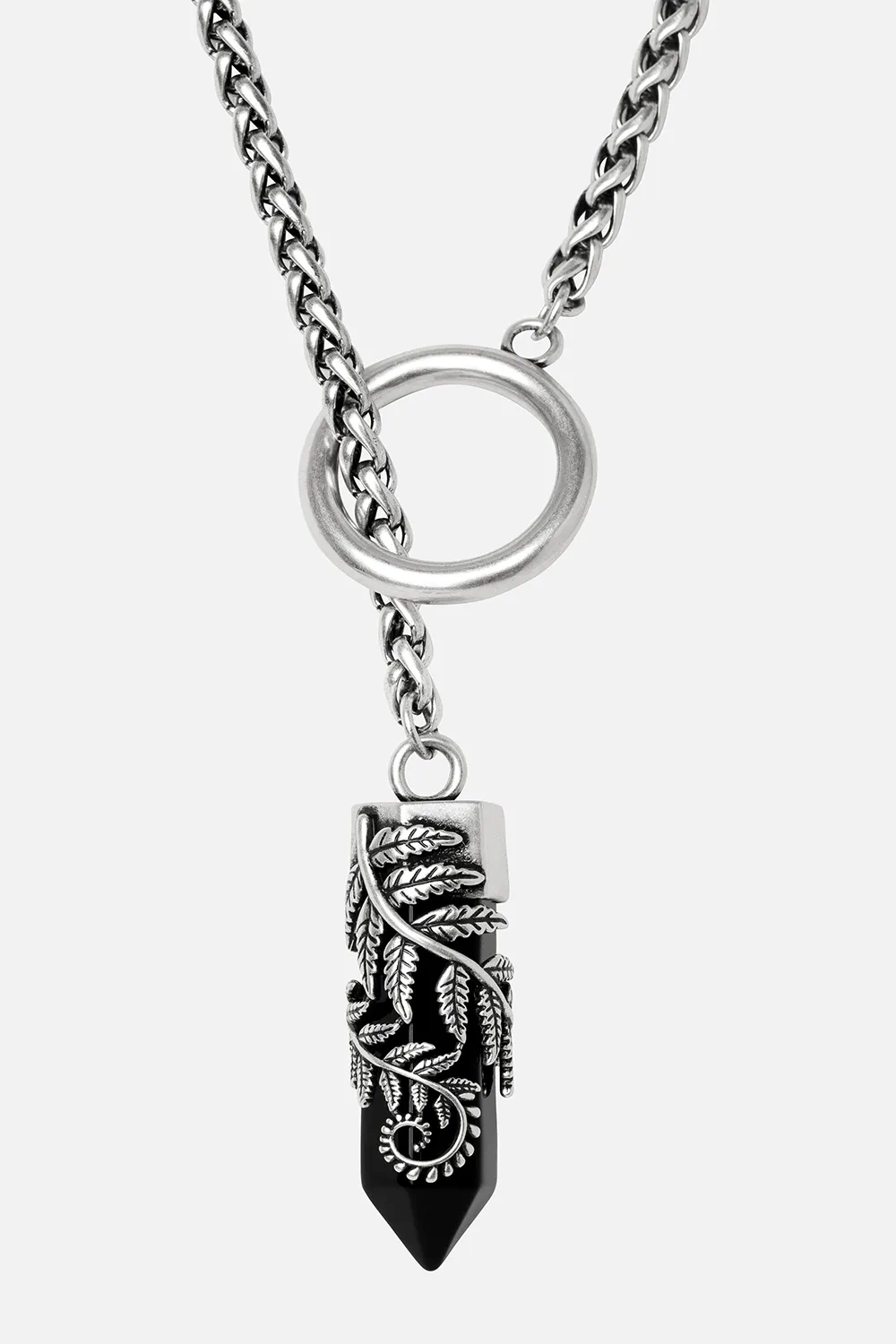 Restyle Halskette Crystal Fern Ring