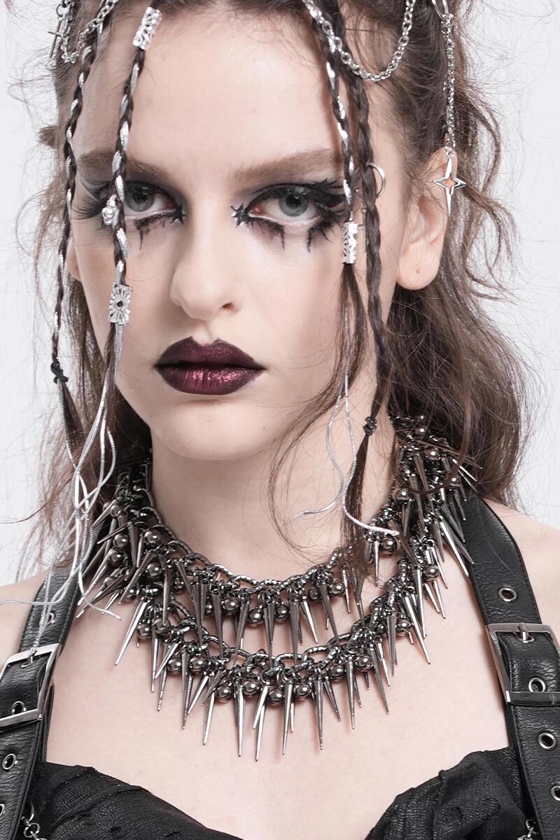 Devil Fashion Halskette Dusty Spikes