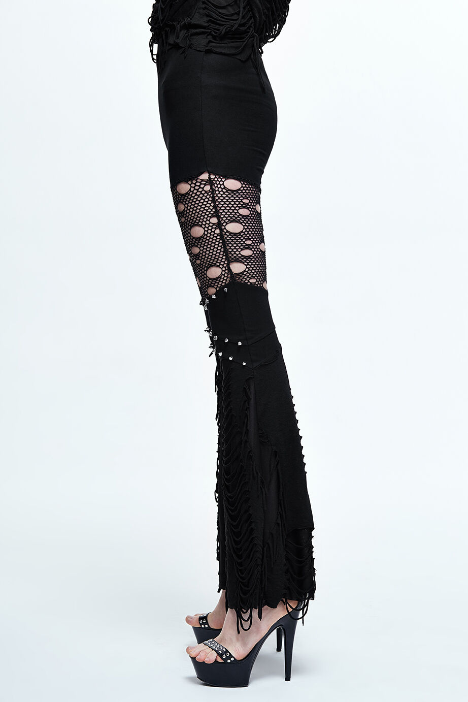 Devil Fashion Leggings Pitch Black