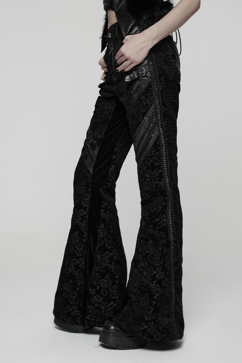 Punk Rave Schlaghose Morticia's Garden