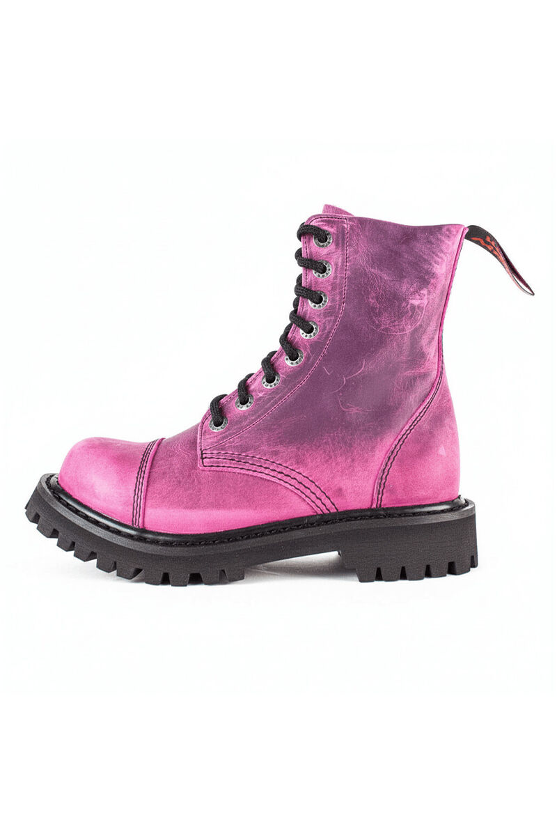Angry Itch 8 Loch Stiefel Vintage Pink