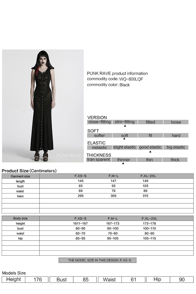 Punk Rave Kleid Seducing Phantom