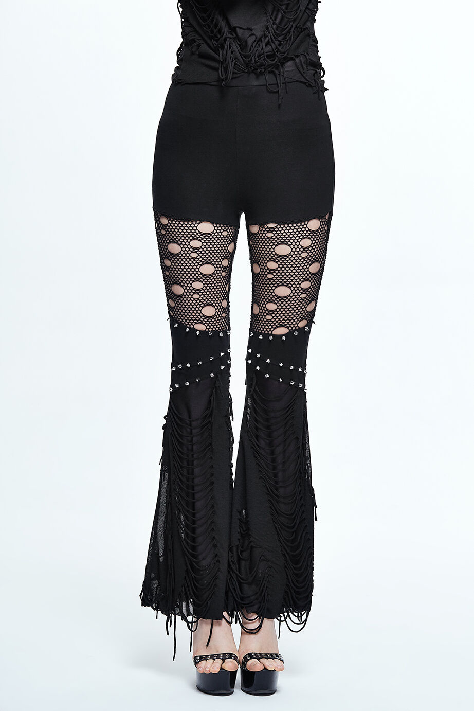 Devil Fashion Leggings Pitch Black