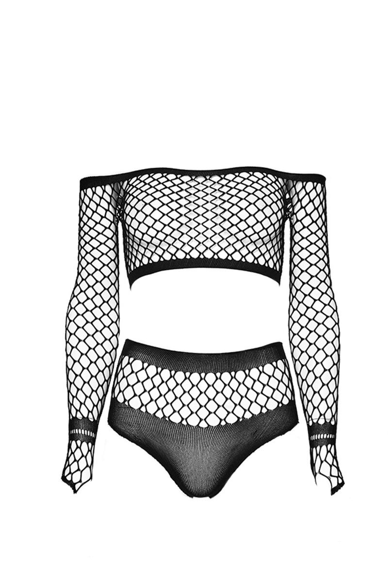 Punk Rave Top/Panty Set Embrace The Night