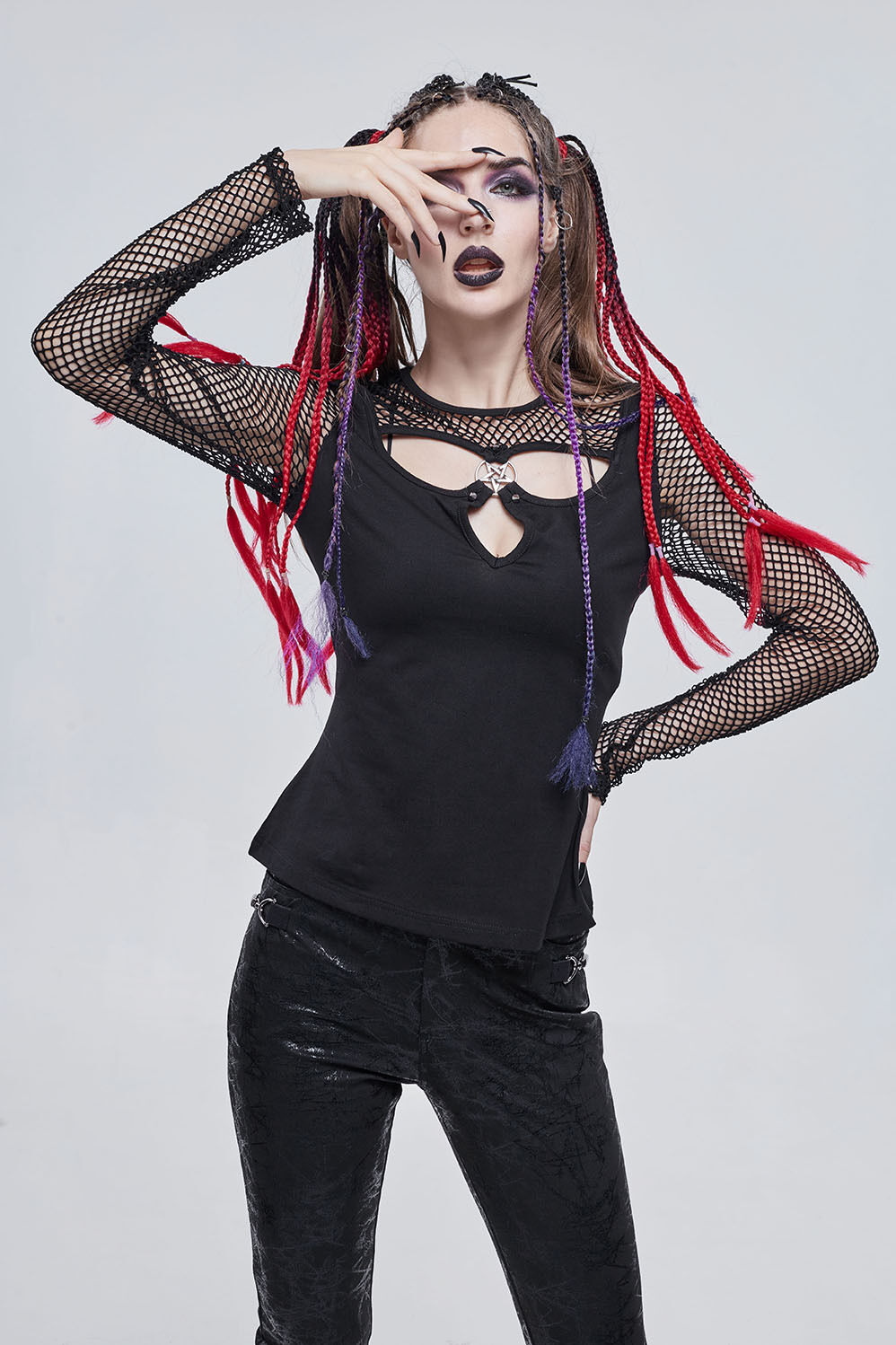 Devil Fashion Longsleeve Deep V