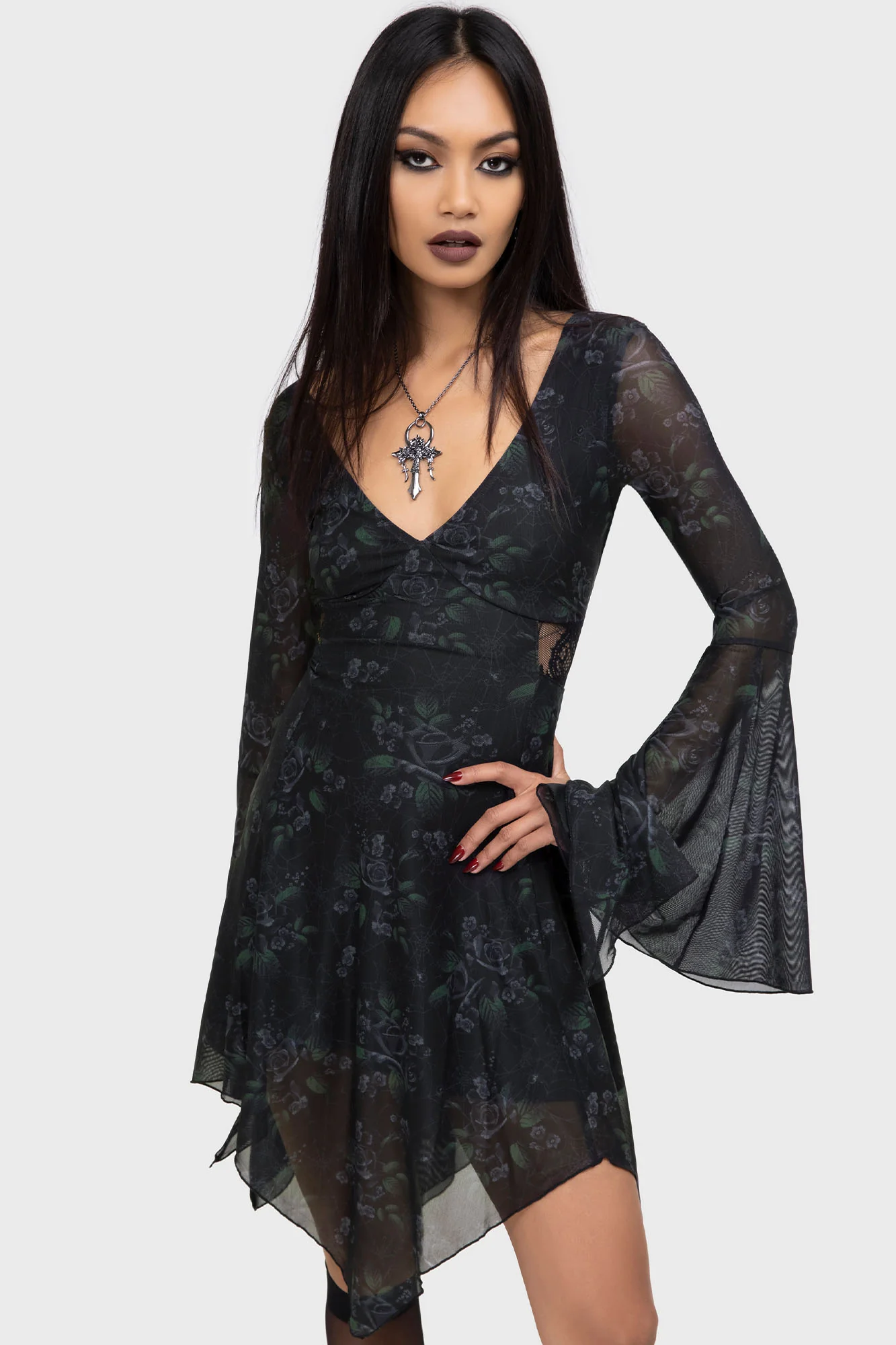 Killstar Kleid Nocturnal Grove XXL