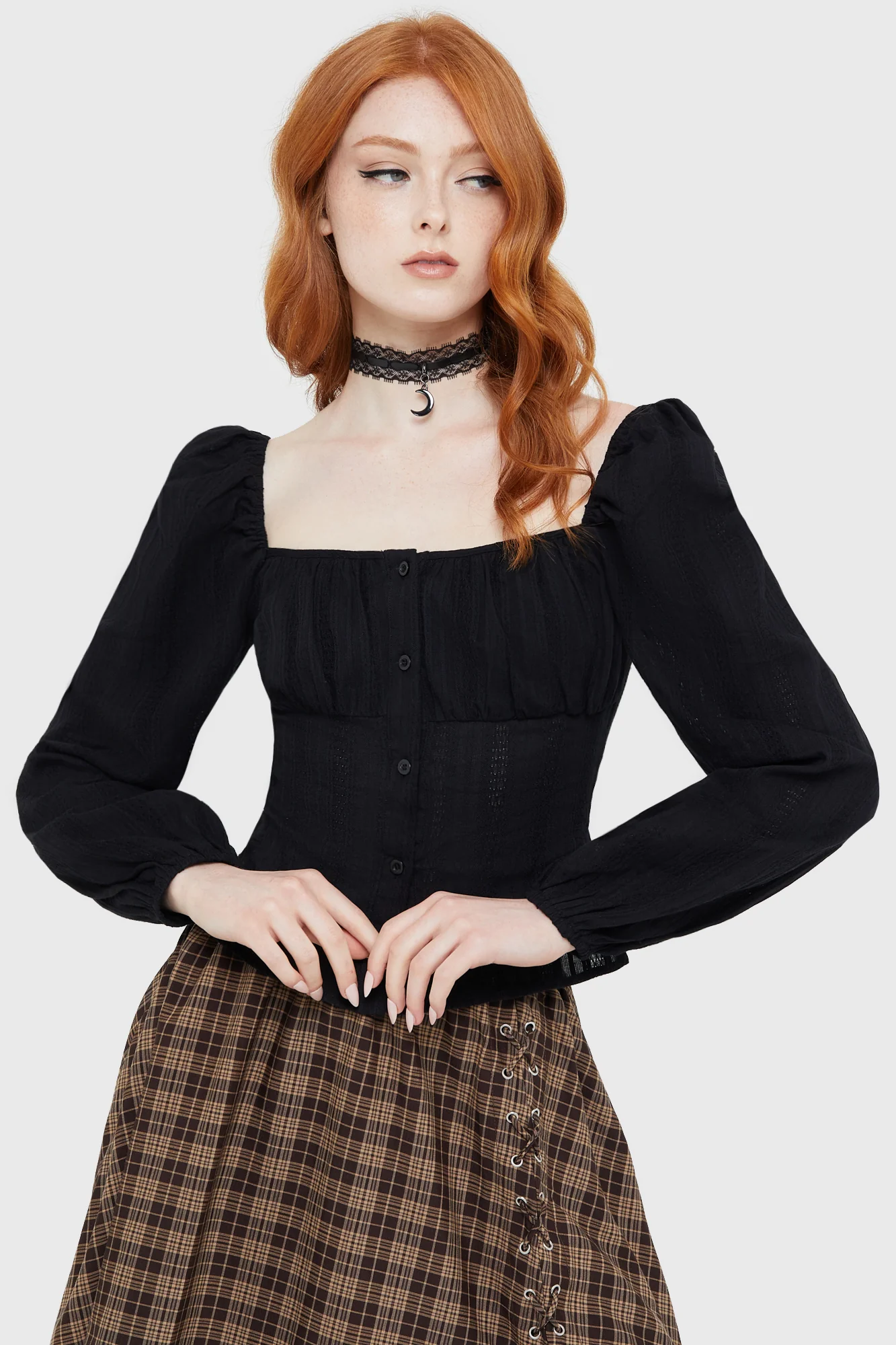 Killstar Bluse Nightwood