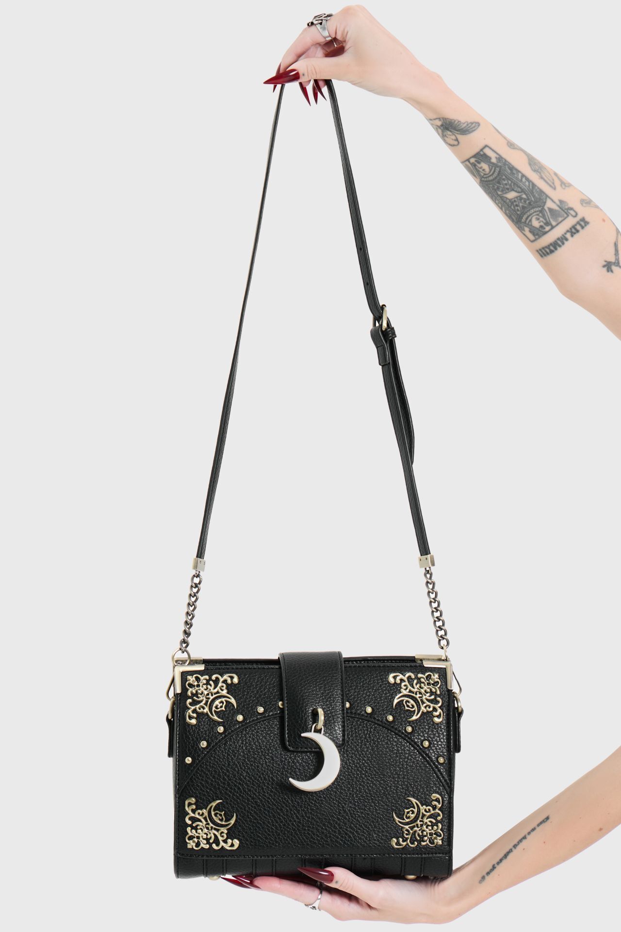 Killstar Tasche Gold Moon Charm