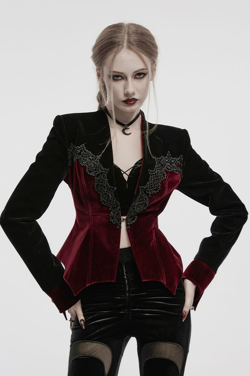 Punk Rave Jacke Red Moonlight