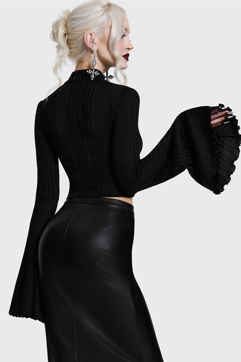 Killstar Kihilist Longsleeve Noir Cut Out