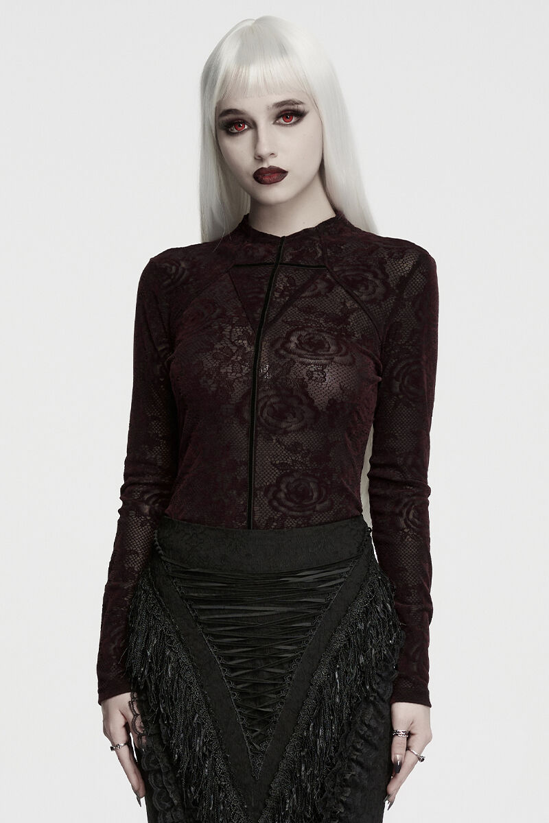 Punk Rave Longsleeve Rosarium Red