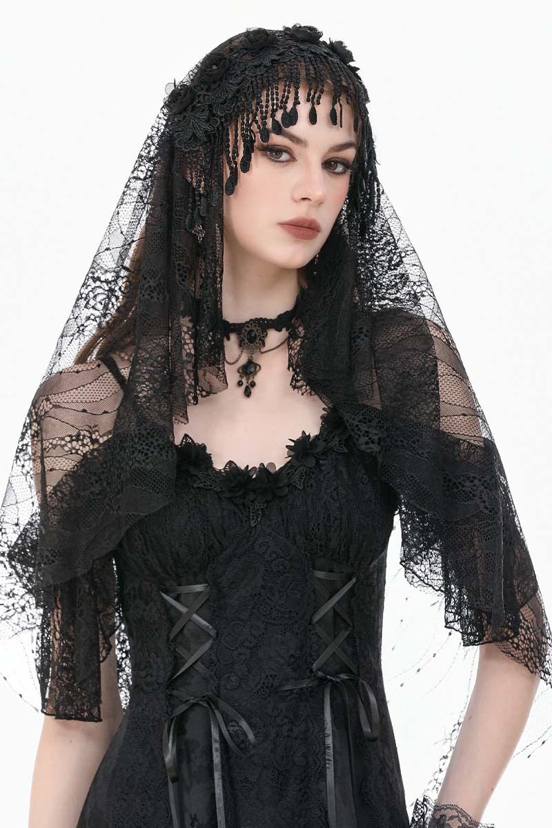 Dark In Love Schleier Widow's Whisper