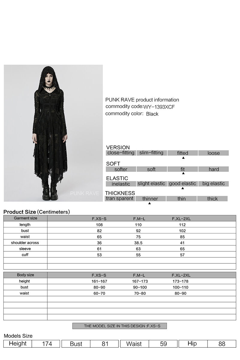 Punk Rave Cardigan Circe
